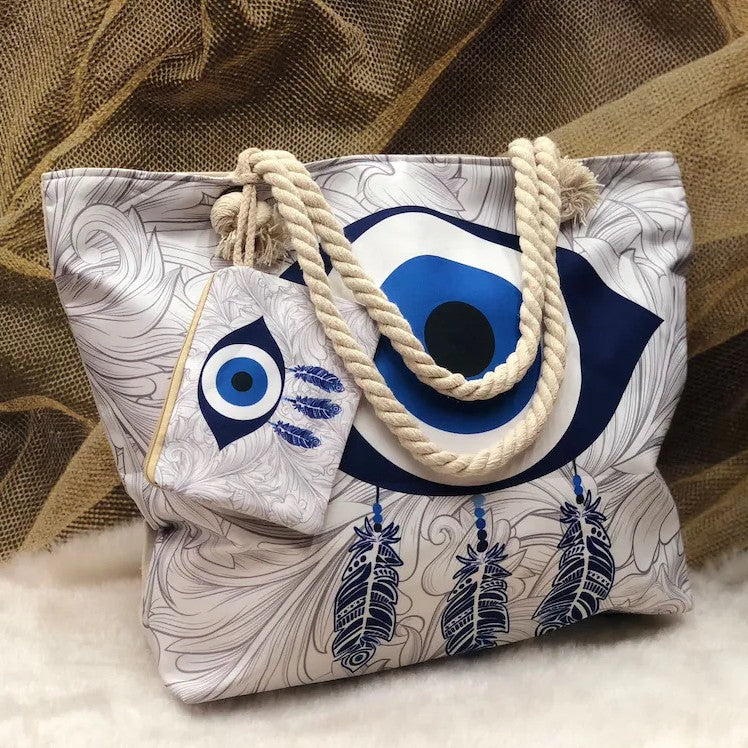Bolso de hombro ojo turco – gran capacidad y estilo moderno