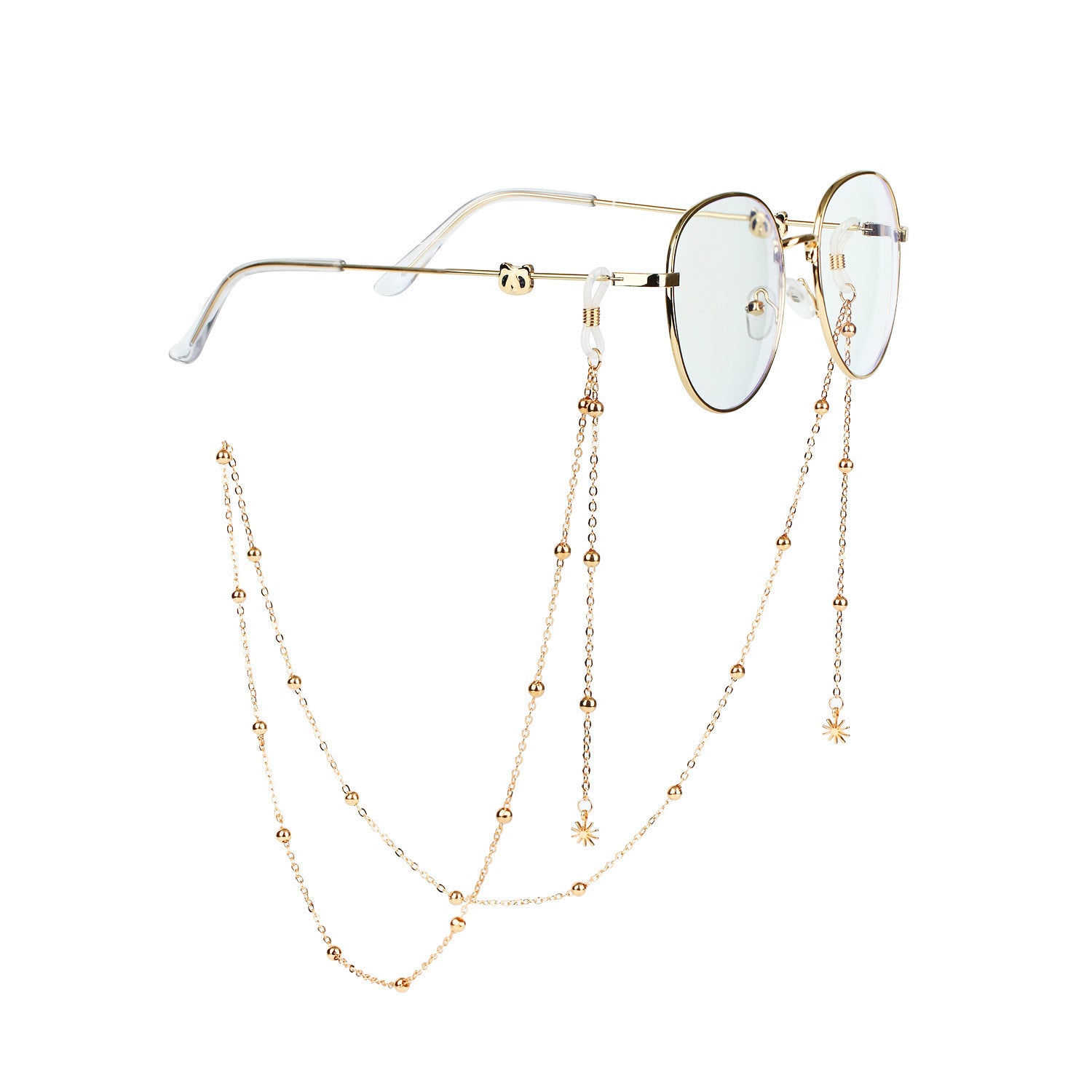 Cadena para gafas con dijes