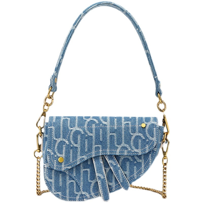 Bolso de mano denim