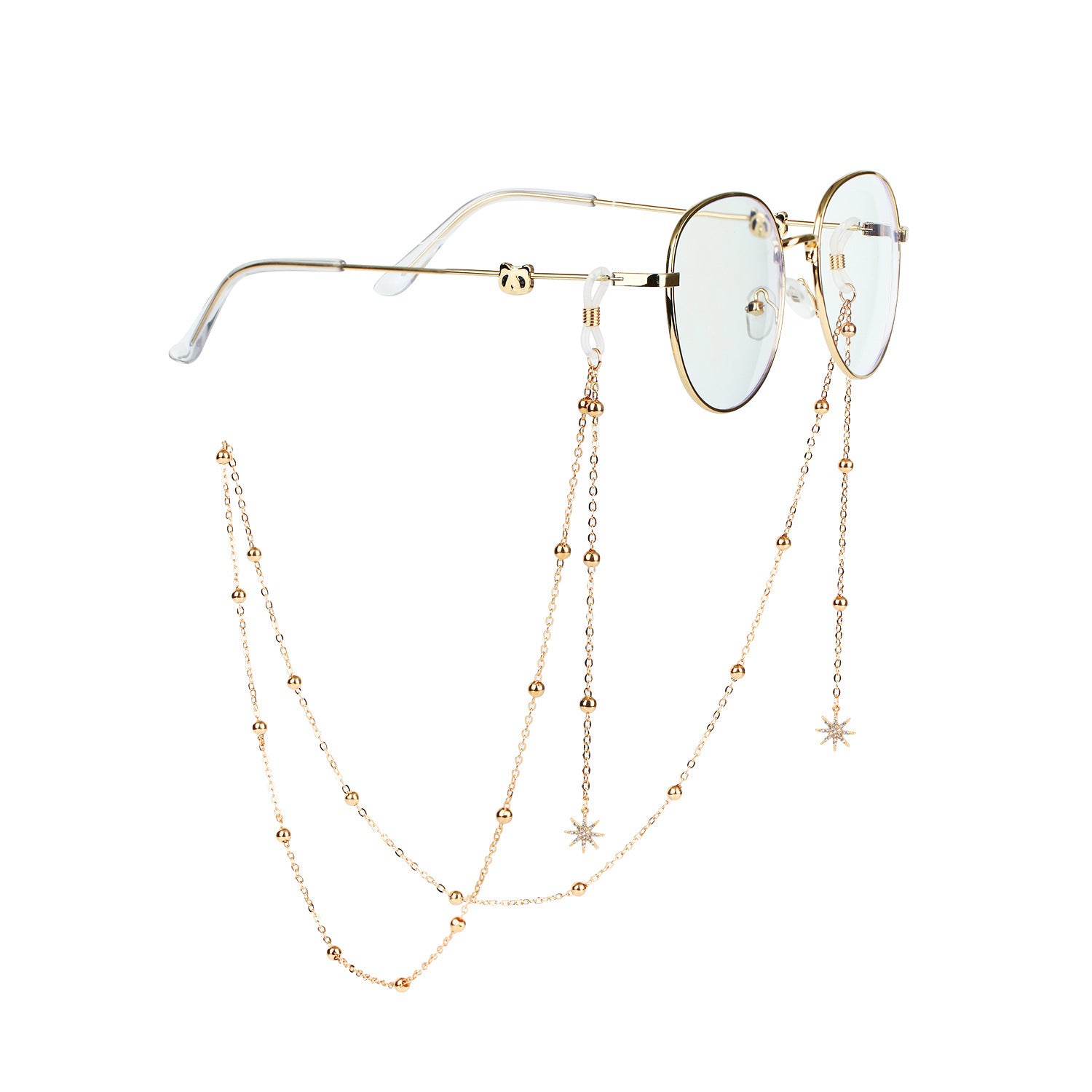 Cadena para gafas con dijes