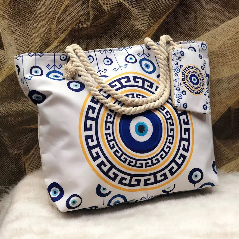 Bolso de hombro ojo turco – gran capacidad y estilo moderno
