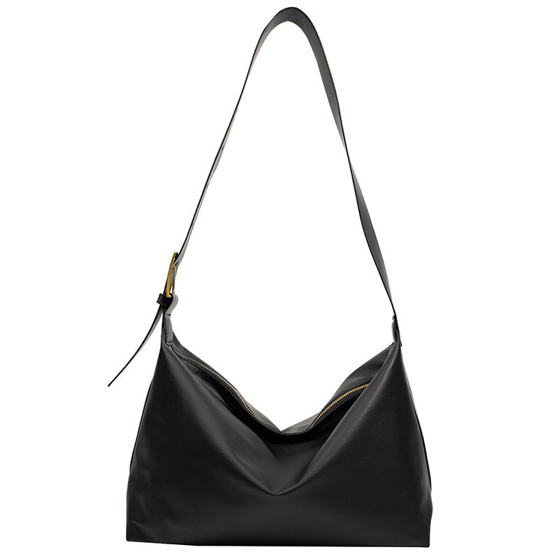 Bolso de hombro sencillo de gran capacidad – minimalismo y funcionalidad elegante
