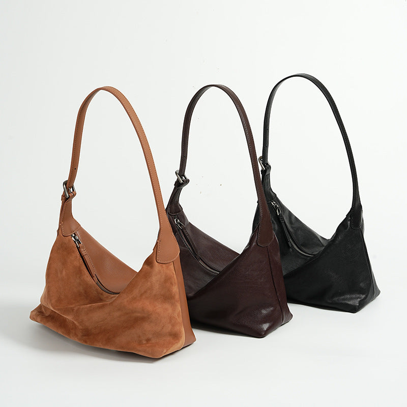 Bolso bandolera de piel para uso diario