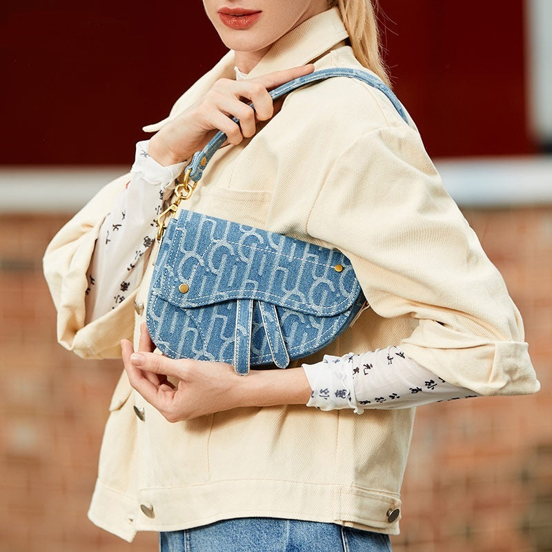 Bolso de mano denim