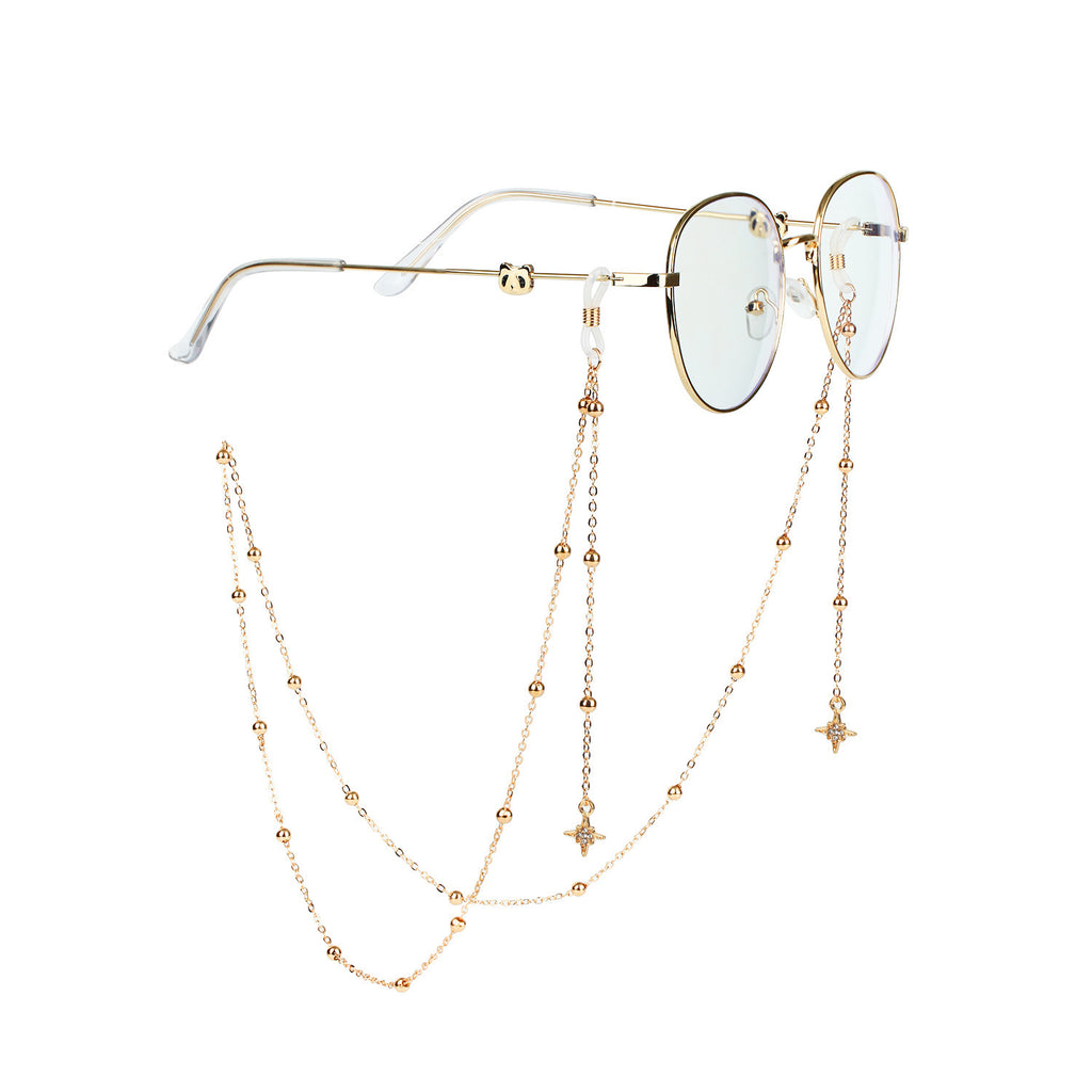 Cadena para gafas con dijes