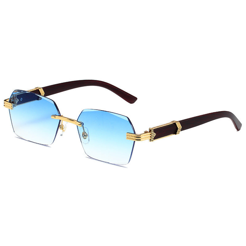 MARO Naia: Gafas Cuadradas Sin Montura Con Acabado Fino