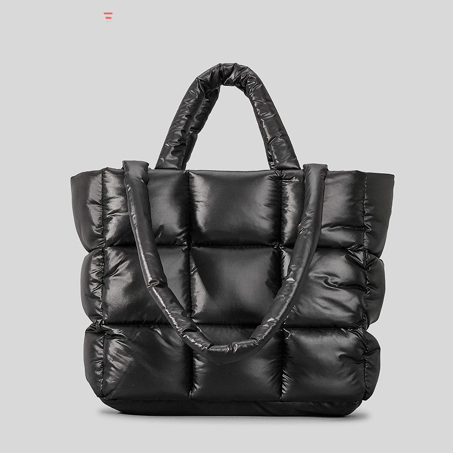 Bolso acolchado a cuadros