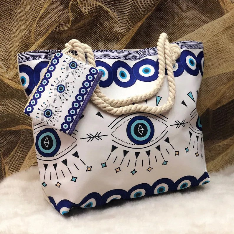 Bolso de hombro ojo turco – gran capacidad y estilo moderno