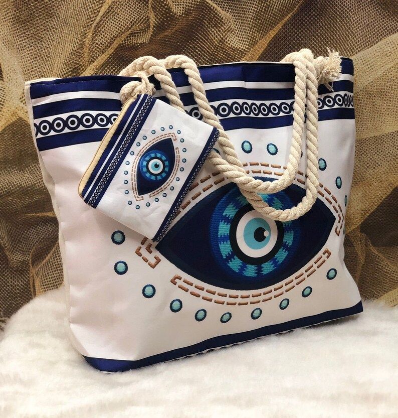 Bolso de hombro ojo turco – gran capacidad y estilo moderno